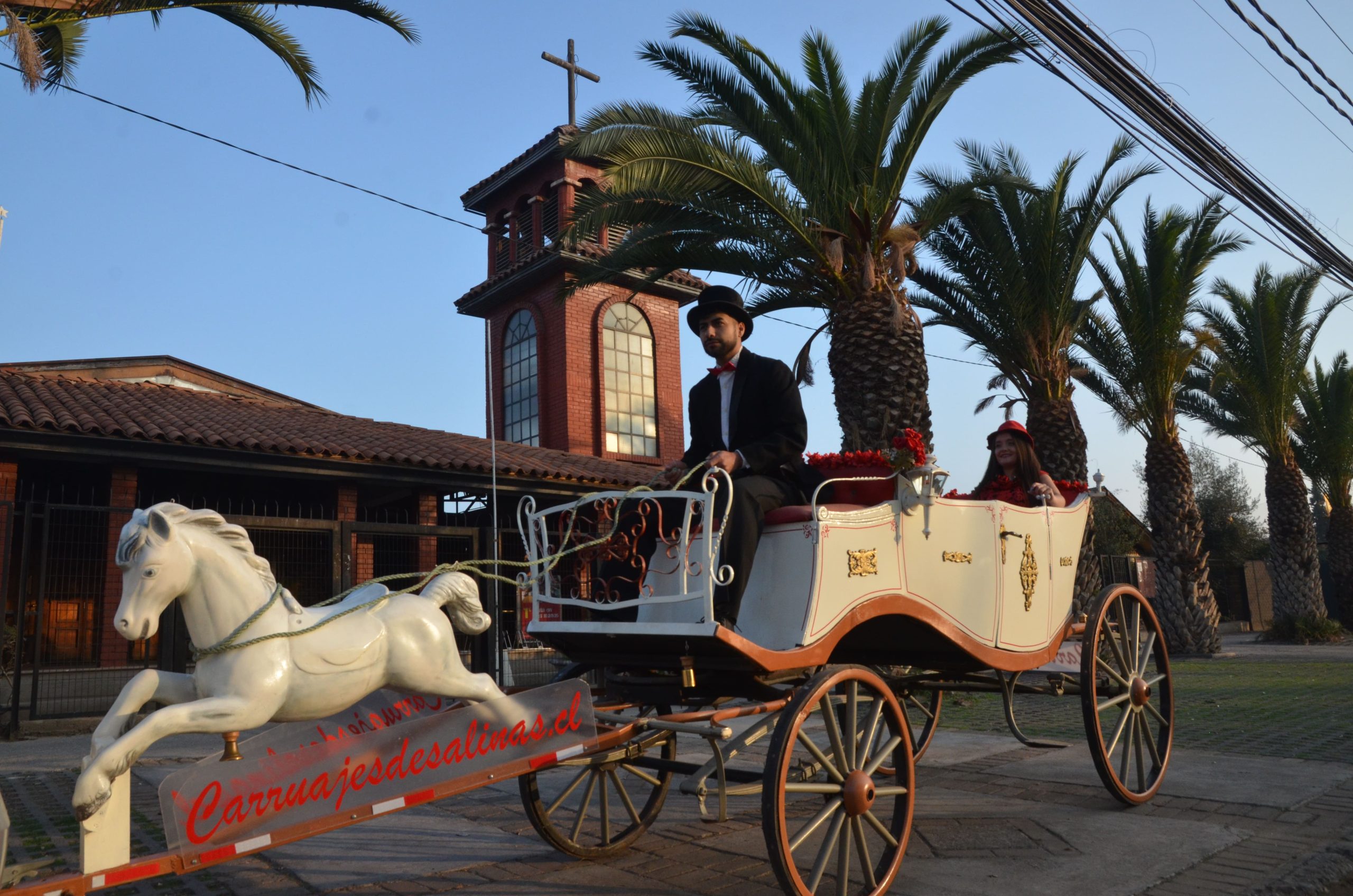 carruaje para matrimonio